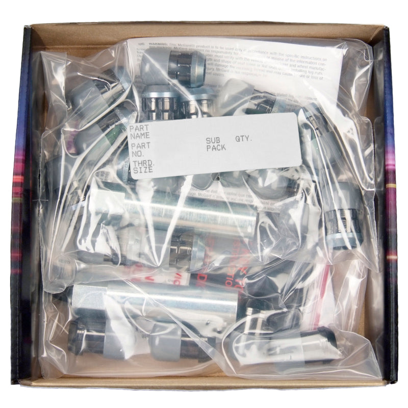 Kit de instalación de 4 tuercas para sintonizador McGard SplineDrive con cerraduras y herramienta (cono) M12 x 1,5/13/16 hexagonal, color negro