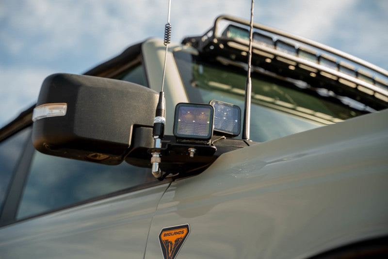 DV8 Offroad 2021 Ford Bronco A-Säule Doppellicht-Pod-Absenkhalterungen