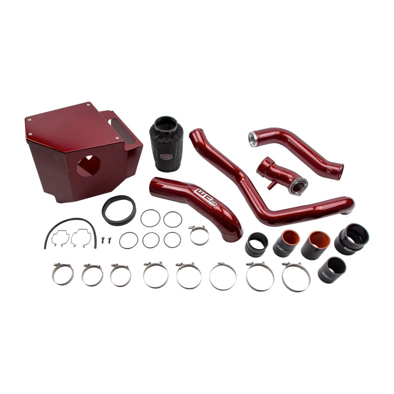 Wehrli 20–24 Chevrolet 6,6 l LP5 Duramax High Flow Ansaugpaket-Kit – Schwarz glänzend