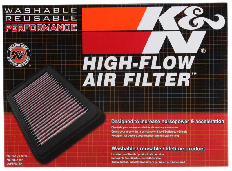 K&N 2020 Chevrolet Silverado 2500/3500 6.6L Diesel Drop In Replacement Air Filter