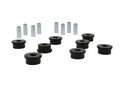 Kit de bujes de brazo de arrastre superior e inferior trasero Whiteline Plus 70-85 Toyota Celica