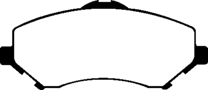 Pastillas de freno delanteras EBC 08-11 Chrysler Town &amp; Country 3.3 Yellowstuff