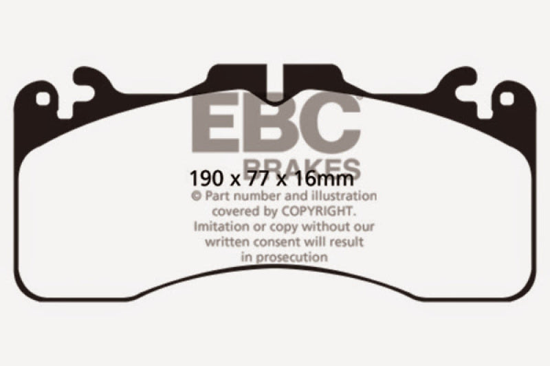 EBC 09+ Lexus LS460 4.6 Sport Redstuff Bremsbeläge vorn