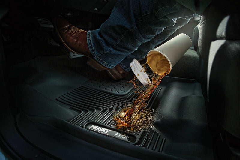Husky Liners 02-16 Dodge Ram 2500 Quad Cab X-Act Contour schwarze Bodeneinlagen mit Mittelhöcker