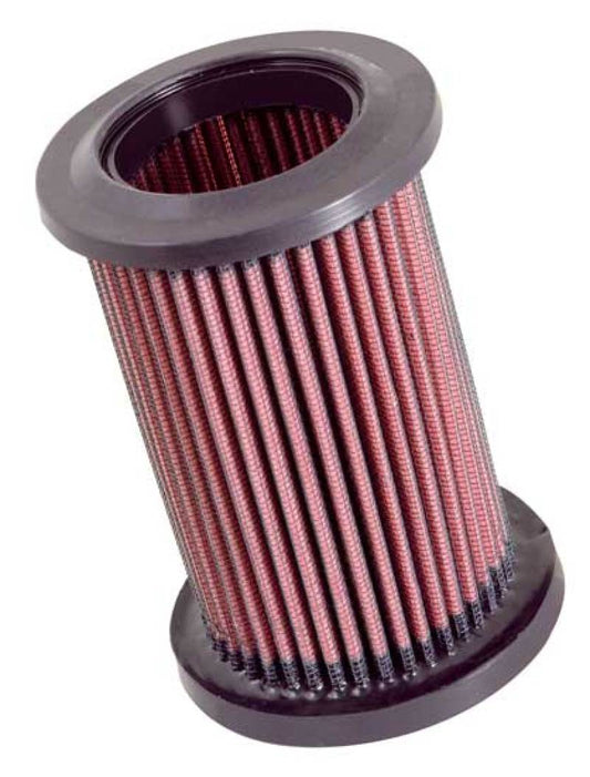 Filtro de aire redondo de repuesto K&amp;N, parte superior abierta, Ducati 06-14, 3,5 in de diámetro exterior, 2 in de diámetro interior y 5,5 in de alto