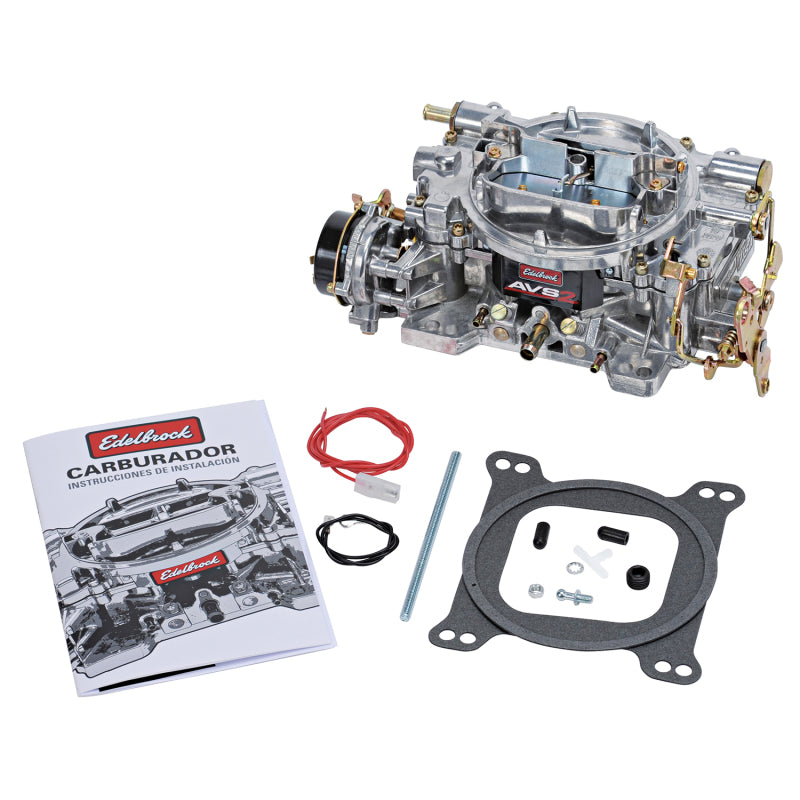 Edelbrock Vergaser Thunder Series 4-Barrel 800 CFM Elektrische Choke-Kalibrierung Satin-Finish