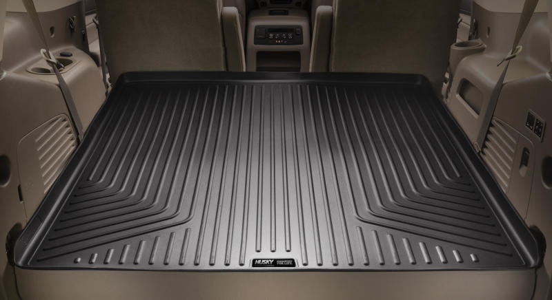 Husky Liners 07-13 GM Escalade/Suburban/Yukon WeatherBeater Schwarze Laderaumwannen hinten (5 Fuß)