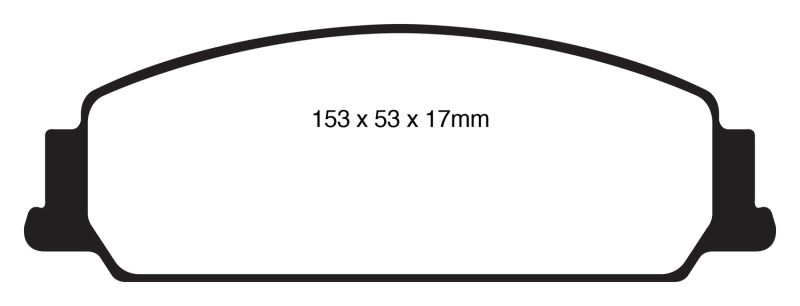 EBC 08-10 Pontiac G8 3.6 Redstuff Bremsbeläge vorn