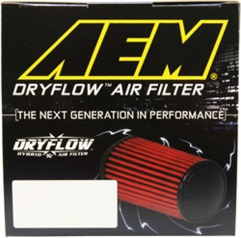 Filtro de aire DryFlow de 5 x 5 pulgadas de AEM