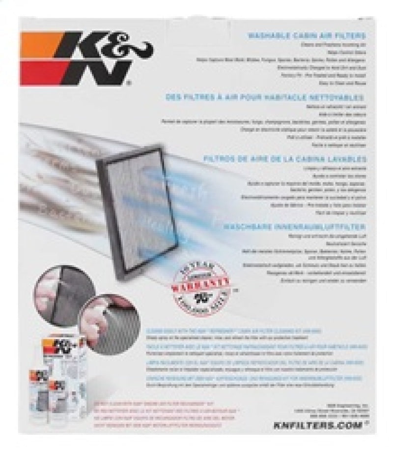 Filtro de aire de cabina K&amp;N 2019 RAM 1500 3.6L/5.7L