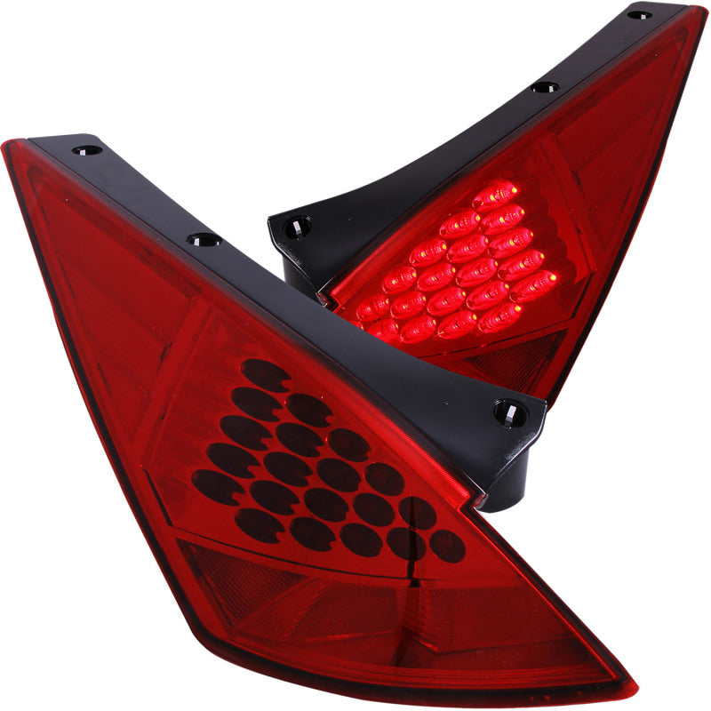ANZO For 2003-2005 Nissan 350Z LED Taillights Red