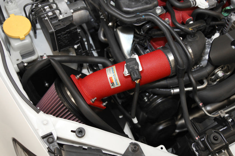Admisión de aire corta K&amp;N WRX/STi 2.5L H4 Red Typhoon para Subaru 08-11