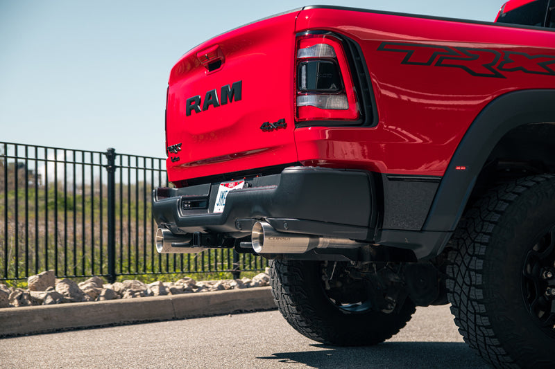 Corsa 21–22 Dodge Ram TRX Crew Cab Xtreme Catback Auspuff Dual hinten Gunmetal Spitze