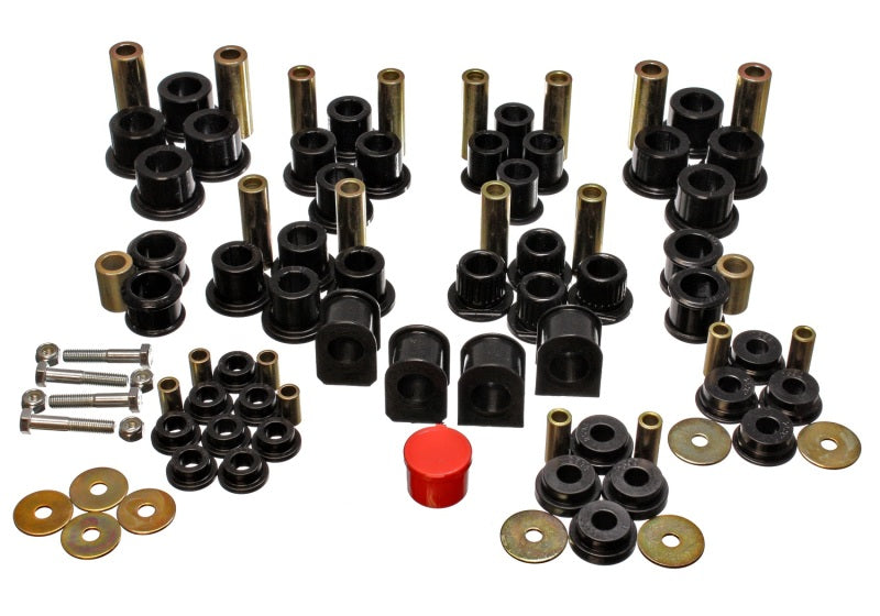 Energy Suspension 99–04 Ford F-250 4WD Superduty Schwarz Hyper-Flex Master Buchsensatz