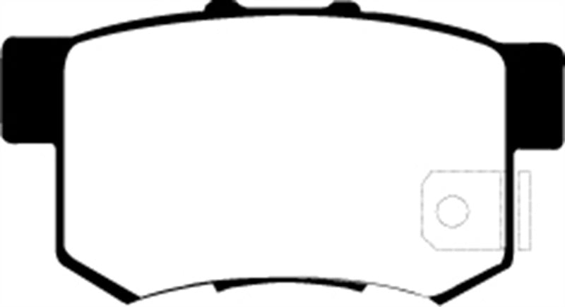 Pastillas de freno traseras Greenstuff para Honda CR-V 2.4 EBC 05-06