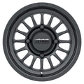 Rueda negra mate Method MR411 Bead Grip 15x7 / 5+2/38 mm de desplazamiento / 4x136 / 106,25 mm CB