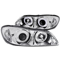 ANZO For 2000-2004 Infiniti I30 Projector Headlights w/ Halo Chrome