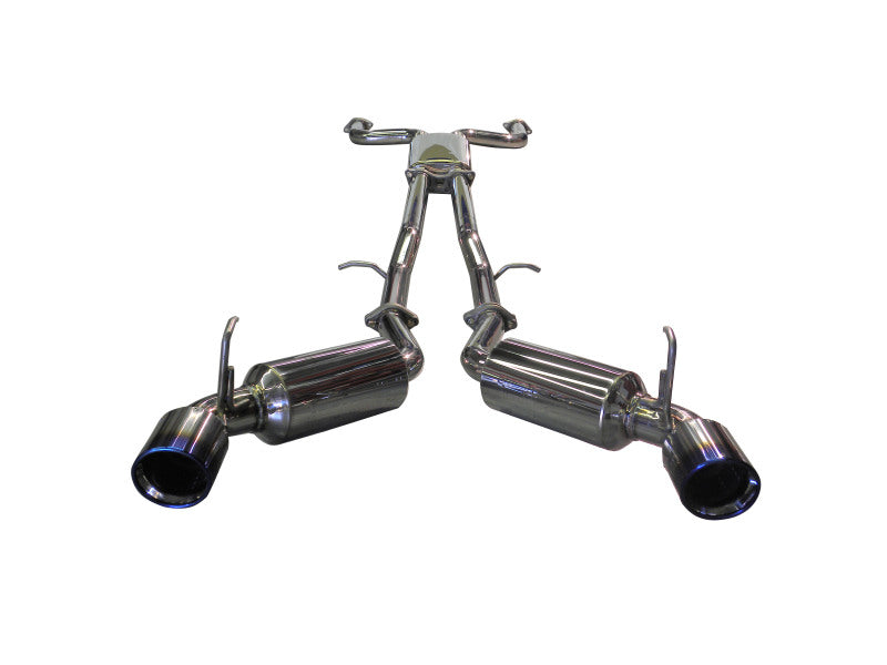 Injen For 09-20 Nissan 370Z Dual 60mm SS Cat-Back Exhaust w/ Built In Resonated X-Pipe