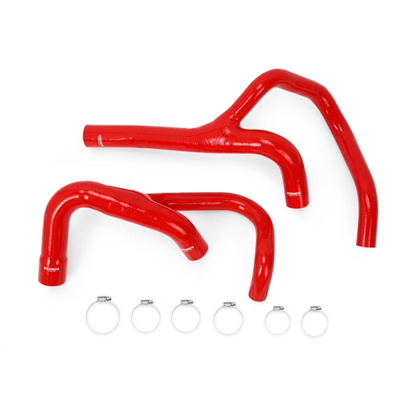 Kit de mangueras de radiador de silicona Mishimoto 13-14 Dodge Ram 6.7L Cummins, color rojo
