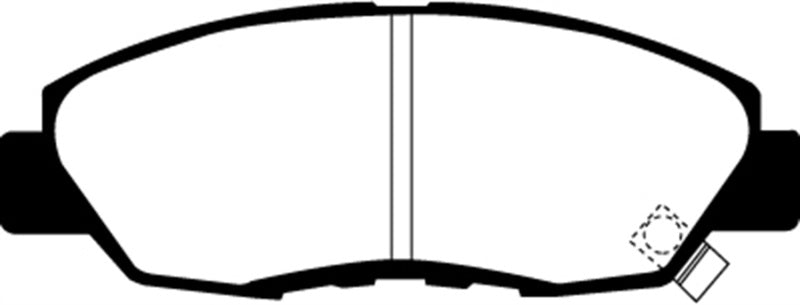 Pastillas de freno delanteras Greenstuff EBC 97 Acura CL 2.2