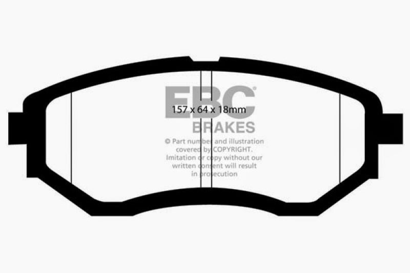 EBC15-21 For Subaru WRX 2.5 Bluestuff Front Brake Pads