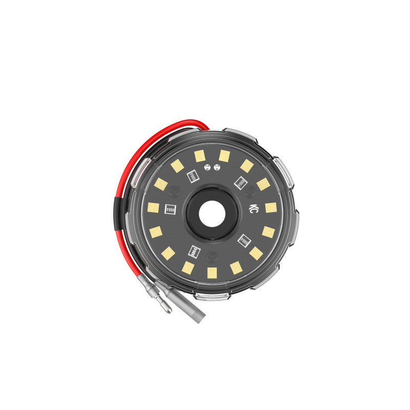 Luz LED para accesorios KC HiLiTES Cyclone V2 de 2,2 pulgadas, haz de luz de 5 W (individual), lente transparente