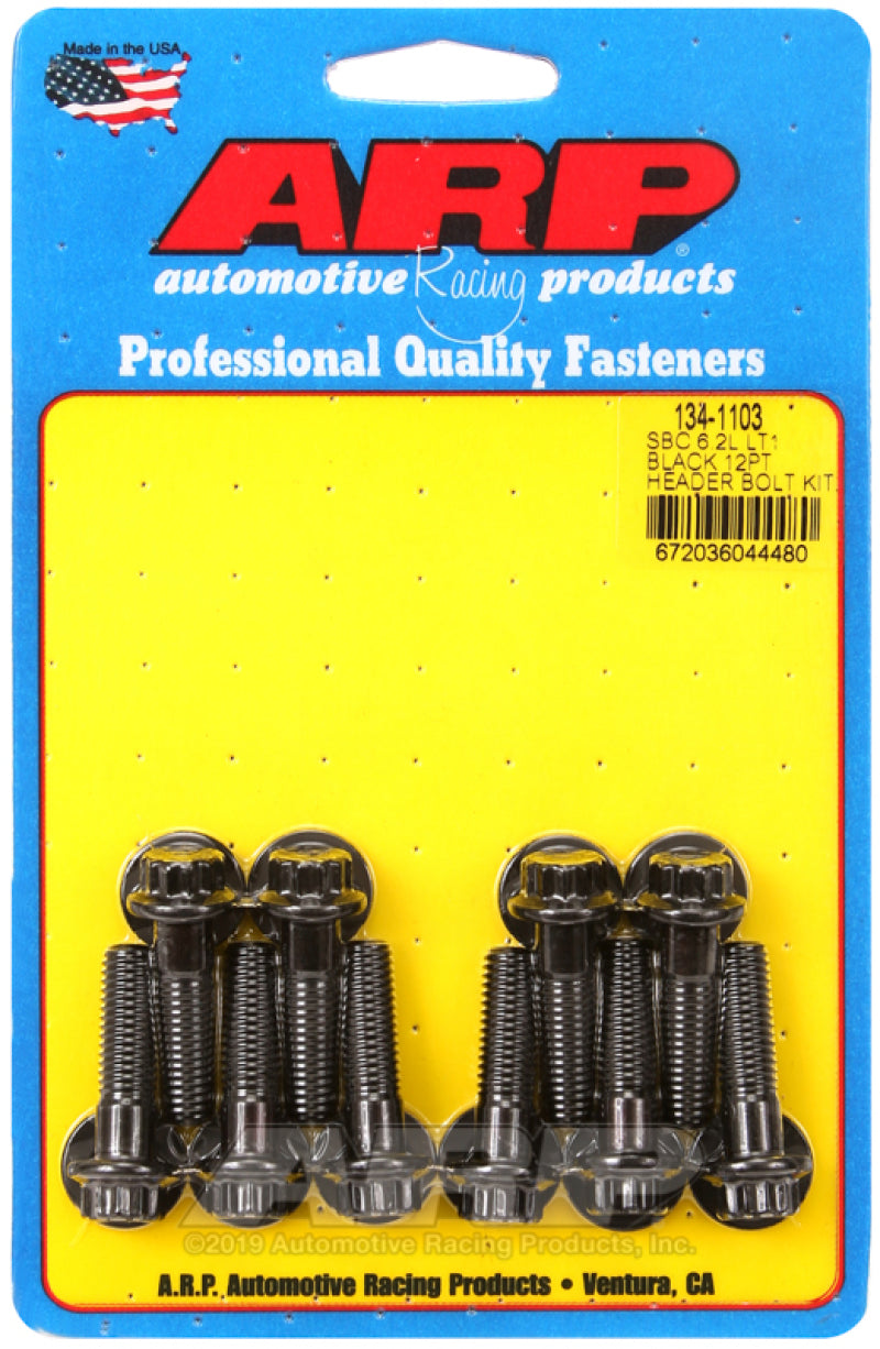 ARP SBC 6,2 l LT1 12-Punkt-Krümmerschraubensatz