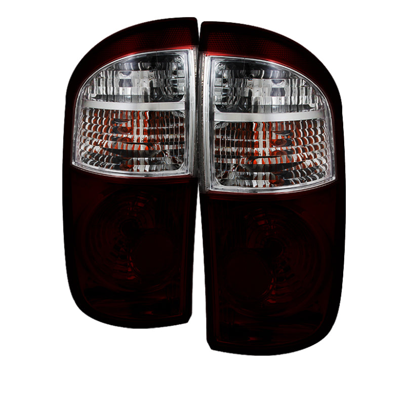 Luces traseras estilo OEM Xtune Toyota Tundra Double Cab 04-06 ahumadas en rojo ALT-JH-TTU04-OE-RSM