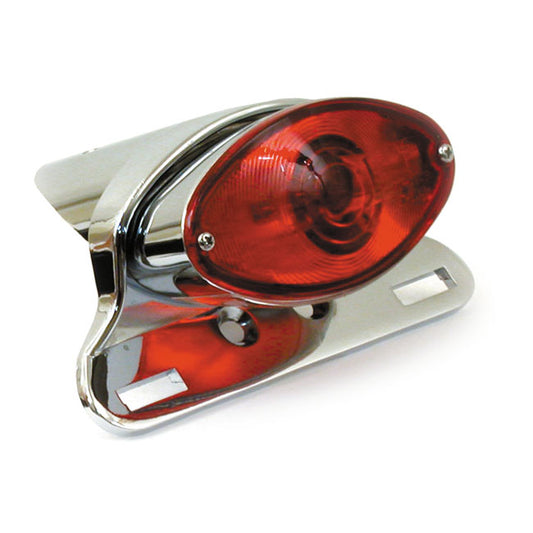 Chrome Cateye Tail Lamp Assembly For Harley-Davidson
