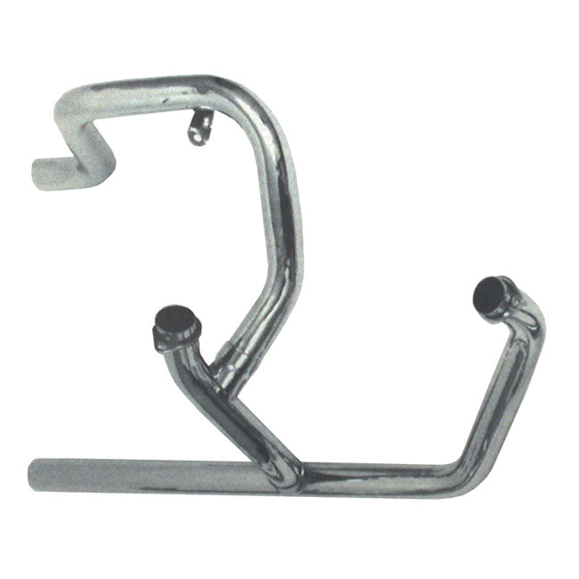 Crossover Exhaust Header Set Chrome For Harley-Davidson Softail 1995-1999