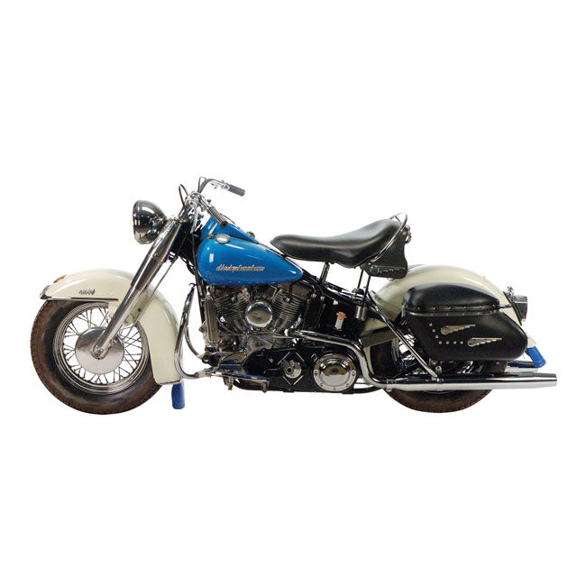 Cabezales de escape True Dual Crossover para Harley-Davidson Panhead 1948-1964