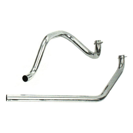 True Dual Crossover Exhaust Headers For Harley-Davidson Panhead 1948-1964