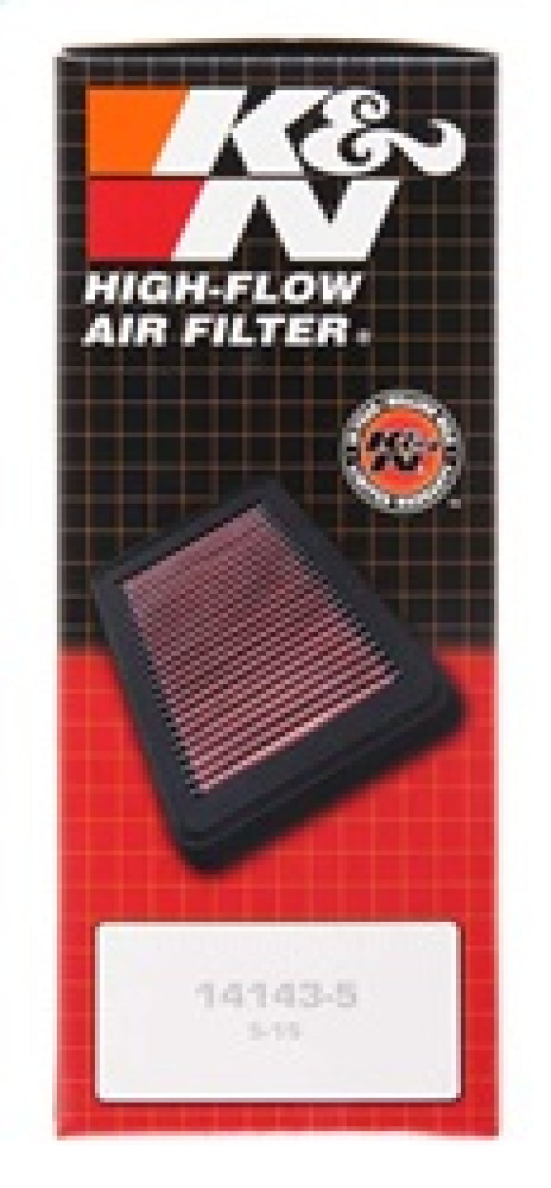 Filtro de aire de repuesto K&amp;N FILTRO DE AIRE, CHEV CAMARO 2.8L 1985-89, 5.0L 1985-92, 5.7L 1987-92