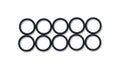 Vibrant -12AN Rubber O-Rings - Pack of 10