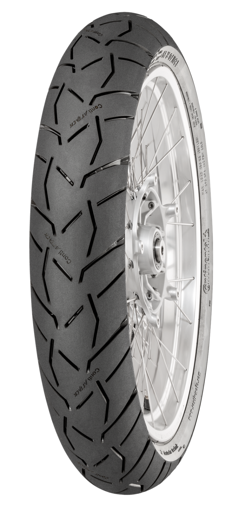Continental ContiTrailAttack 3 Front Tire - 120/70 R19 M/C 60V TL