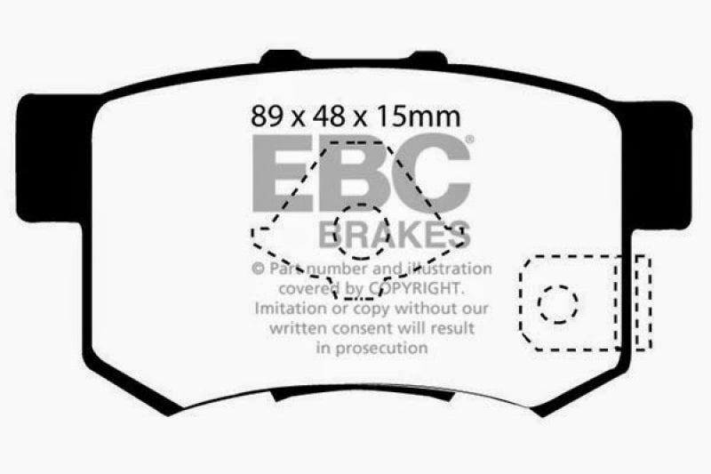 EBC 10-12 Acura RDX 2.3 Turbo Ultimax2 Bremsbeläge hinten
