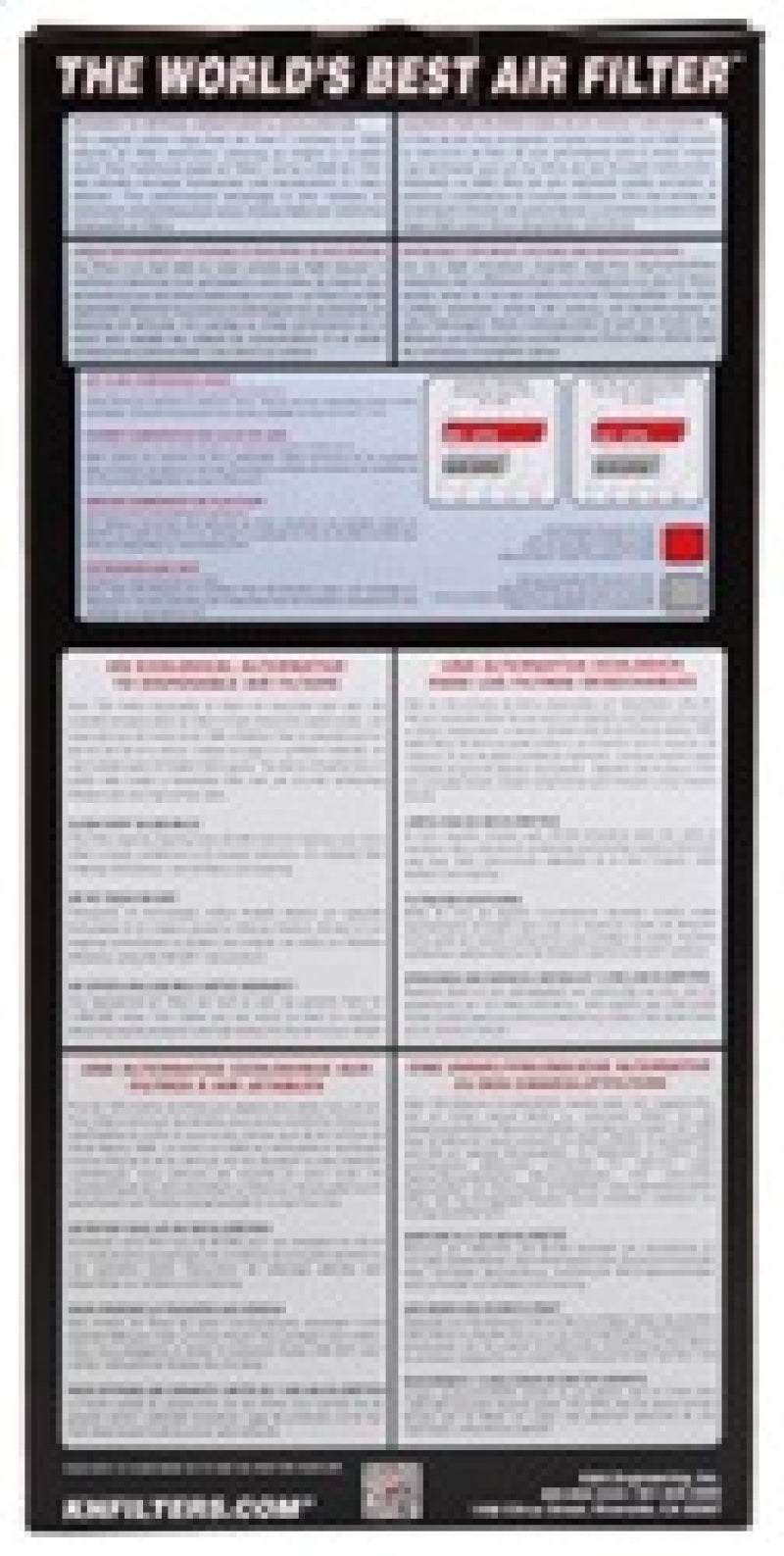 Filtro de aire K&amp;N 77-83 para Porsche 911 CSI F/I