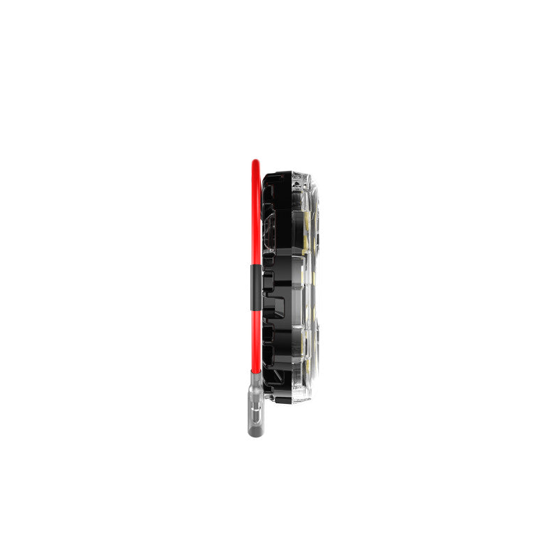 Luz LED para accesorios KC HiLiTES Cyclone V2 de 2,2 pulgadas, haz de luz de 5 W (individual), lente transparente