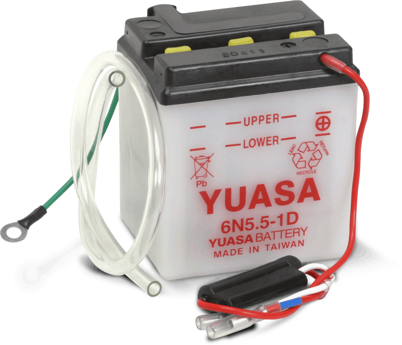 Yuasa 6N5.5-1D Konventionelle 6-Volt-Batterie