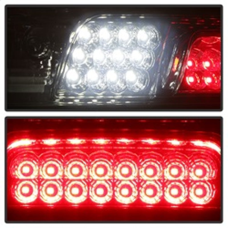 Tercera luz de freno LED xTune 14-16 para Chevrolet Silverado 1500, color ahumado (BKL-CSIL14-LED-SM)