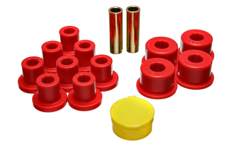 Juego de bujes de ballesta trasera roja Energy Suspension 6/74-80 MG MGB