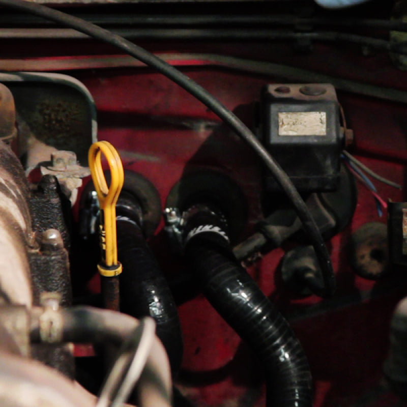 Kit de mangueras de calefacción de silicona negra Mishimoto 90-91 Mazda Miata