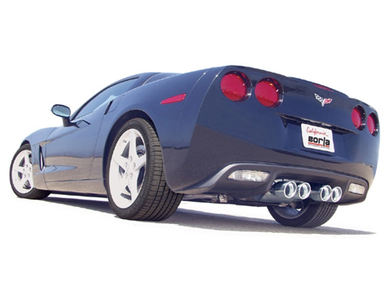 Borla 05–08 Chevrolet Corvette Coupé/Cabrio 2-türig, 6,2 l, 8 Zyl., AT/MT, 6-Gang, ATAK SS, Catback-Auspuff