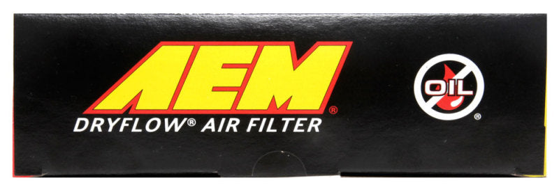 Filtro de aire DryFlow AEM para Nissan de 11 pulgadas O/SL x 6,688 pulgadas O/SW x 1,438 pulgadas H