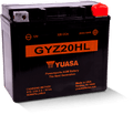 Yuasa GYZ20HL Hochleistungs-, wartungsfreie AGM-12-Volt-Batterie