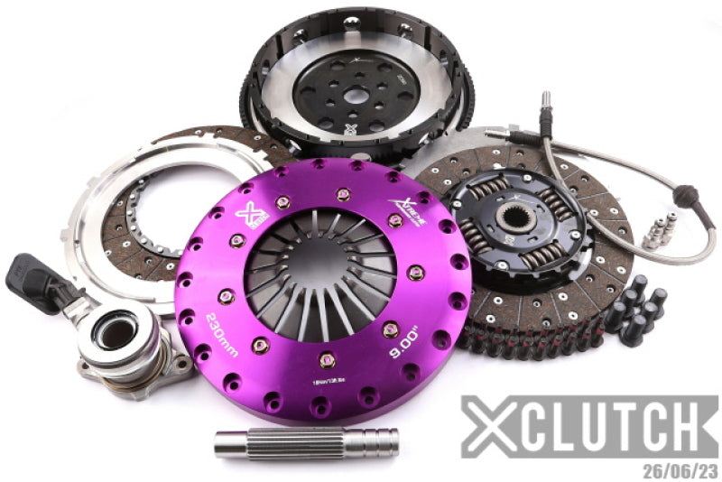 XClutch 13-18 Ford Focus ST 2,0 l 9 Zoll Doppelfeder-Kupplungssatz aus organischer Produktion