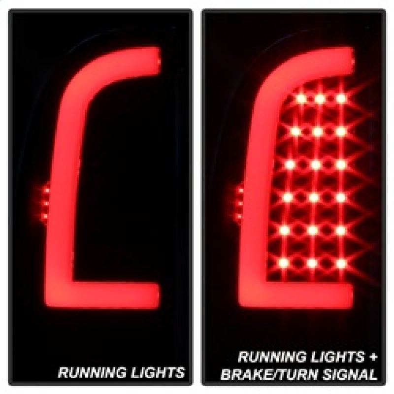 xTune 05-15 Toyota Tacoma (excluidas las luces traseras LED) Luces traseras LED - Negro Smk (ALT-ON-TT05-LBLED-BSM)