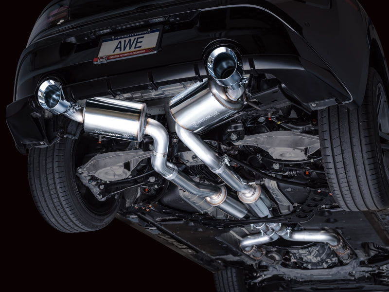 AWE For 2023 Nissan Z RZ34 RWD Touring Edition Catback Exhaust System w/ Chrome Silver Tips