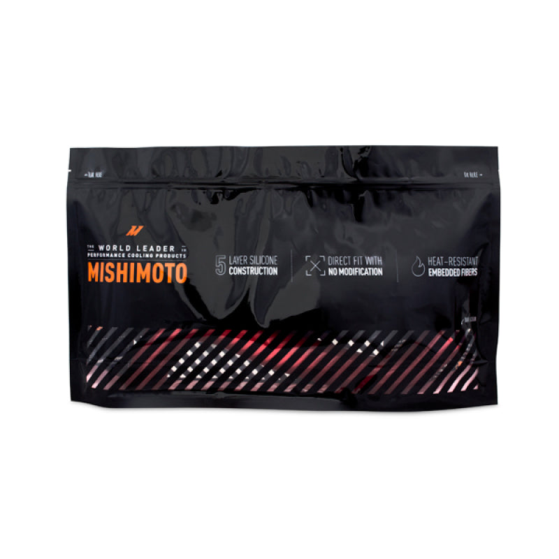 Kit de mangueras auxiliares de refrigerante para radiador de silicona roja Mishimoto 2015 Subaru WRX