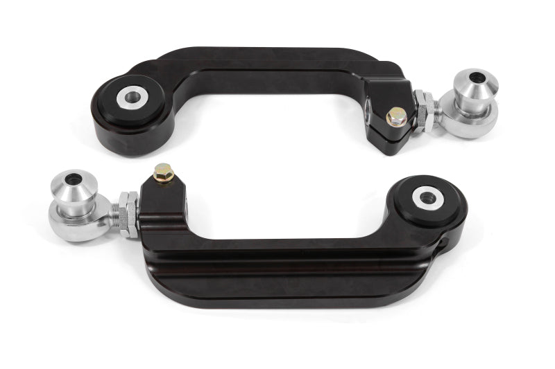 BMR 15-21 S550 Mustang Billet Aluminium Sturzstreben einstellbar (Delrin/Stangenenden) - Schwarz eloxiert